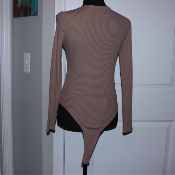 NWT Longsleeve Medium Tie Up Bodysuit - Picture 6 of 10